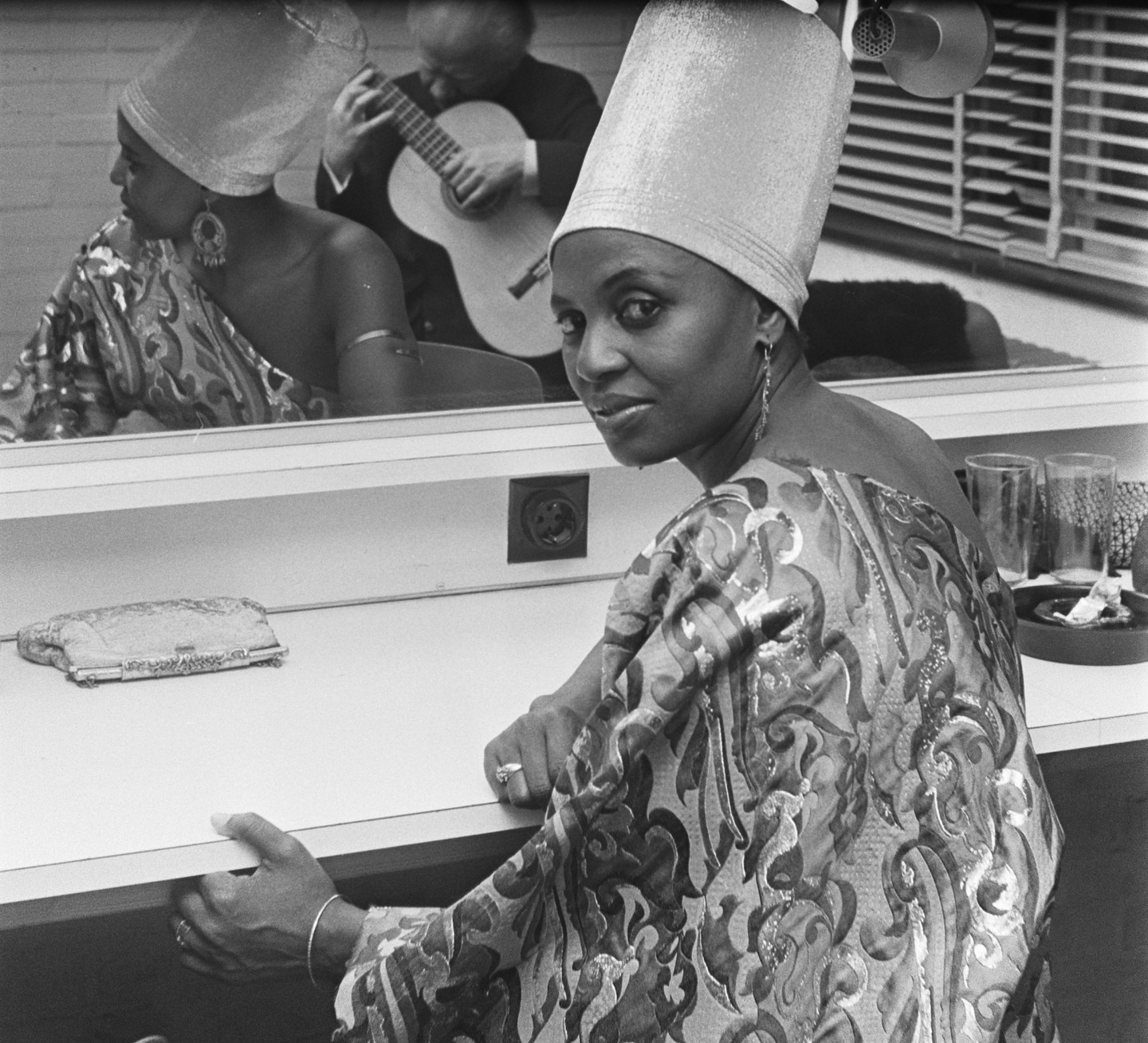 Miriam Makeba photographed at the Grand Gala du Disque in March 1969
