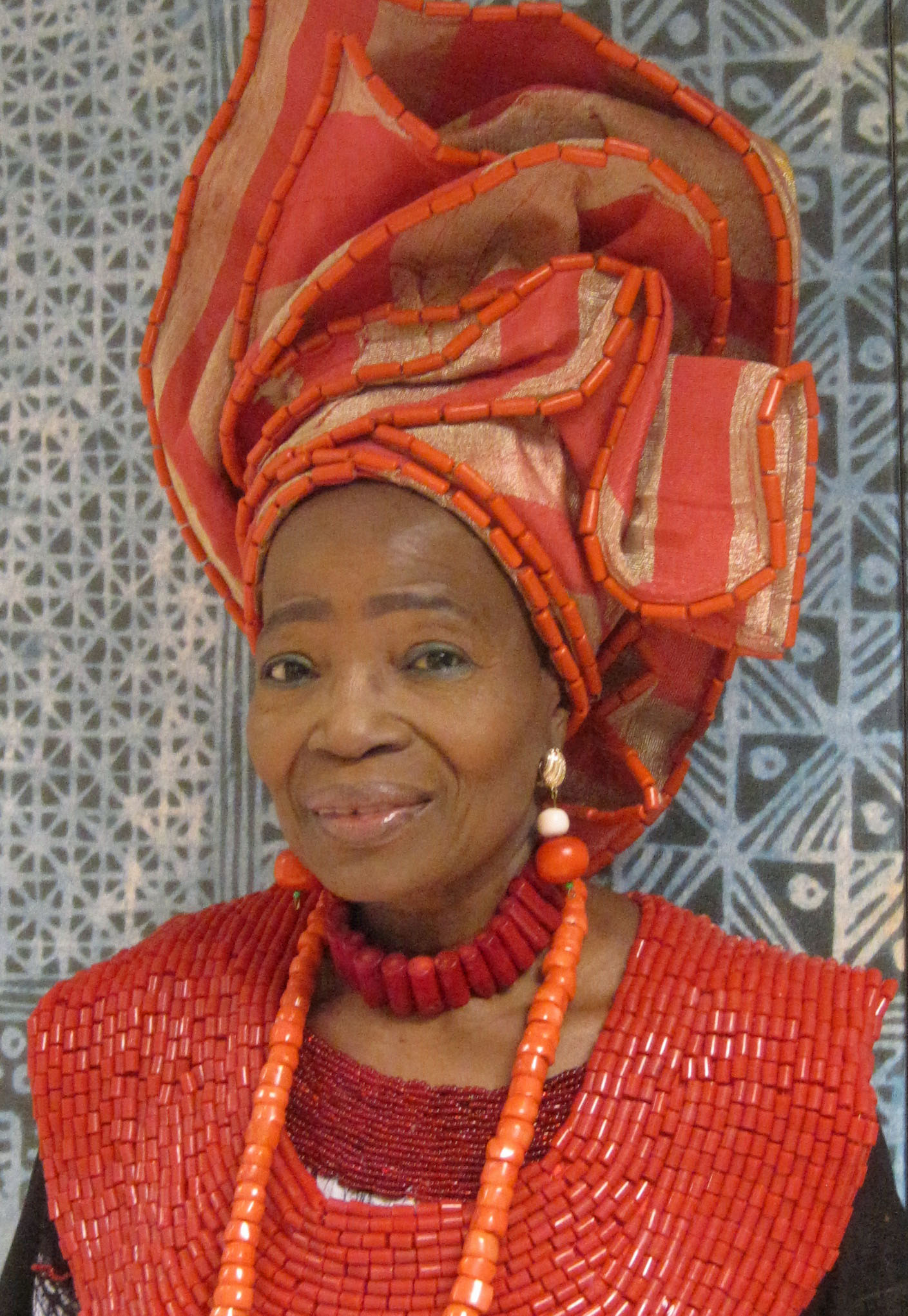 Nike Davies-Okundaye at the National Museum of African Art press preview in June 2019