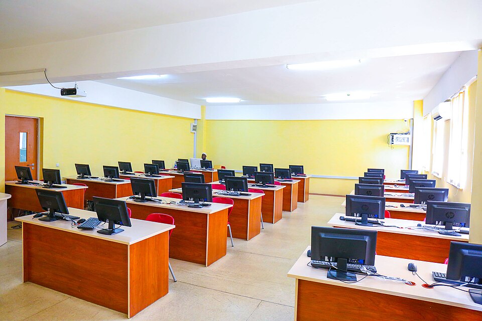 Computer laboratory at Nile University of Nigeria in June 2021