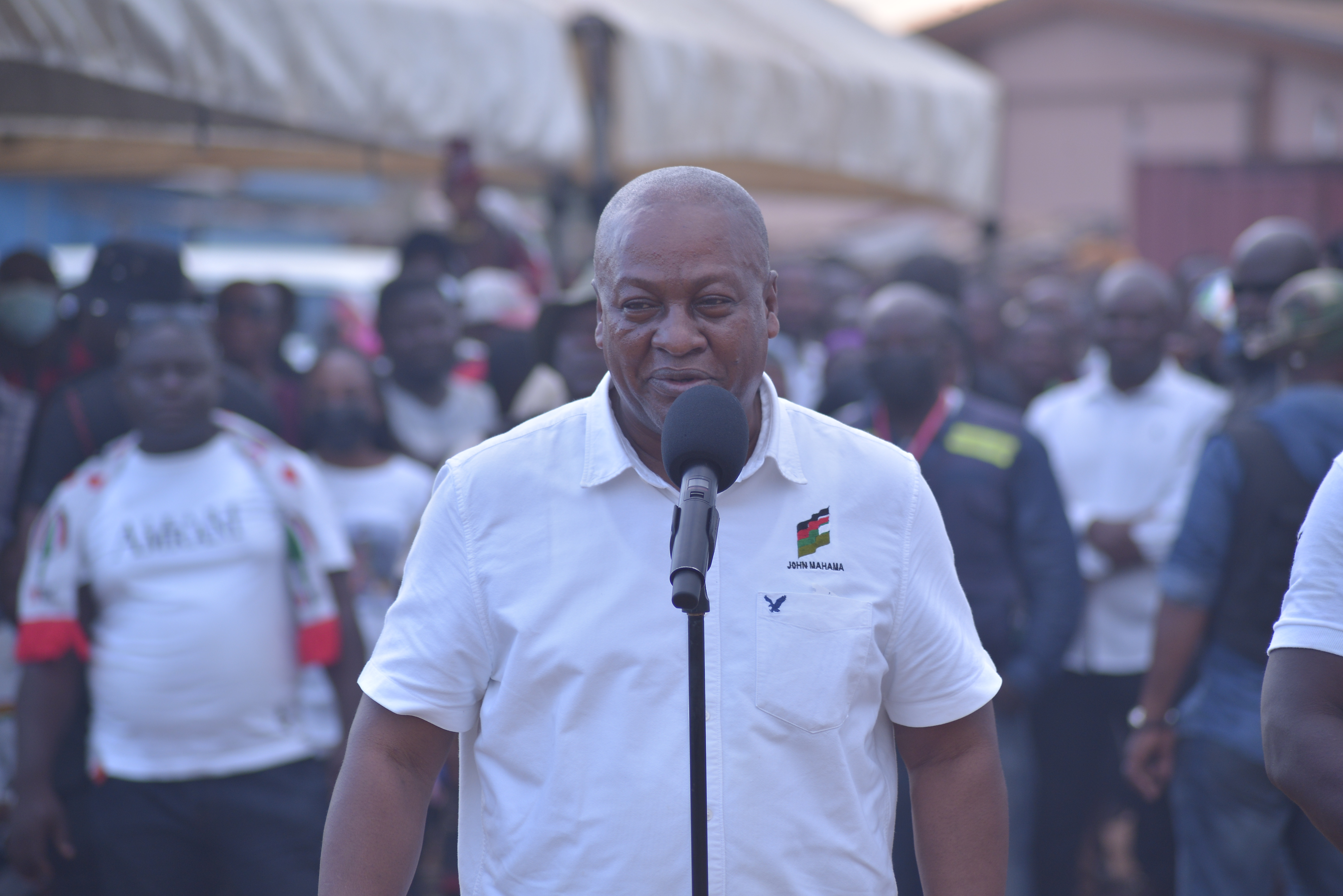 John Dramani Mahama in an archival photograph taken in November 2021