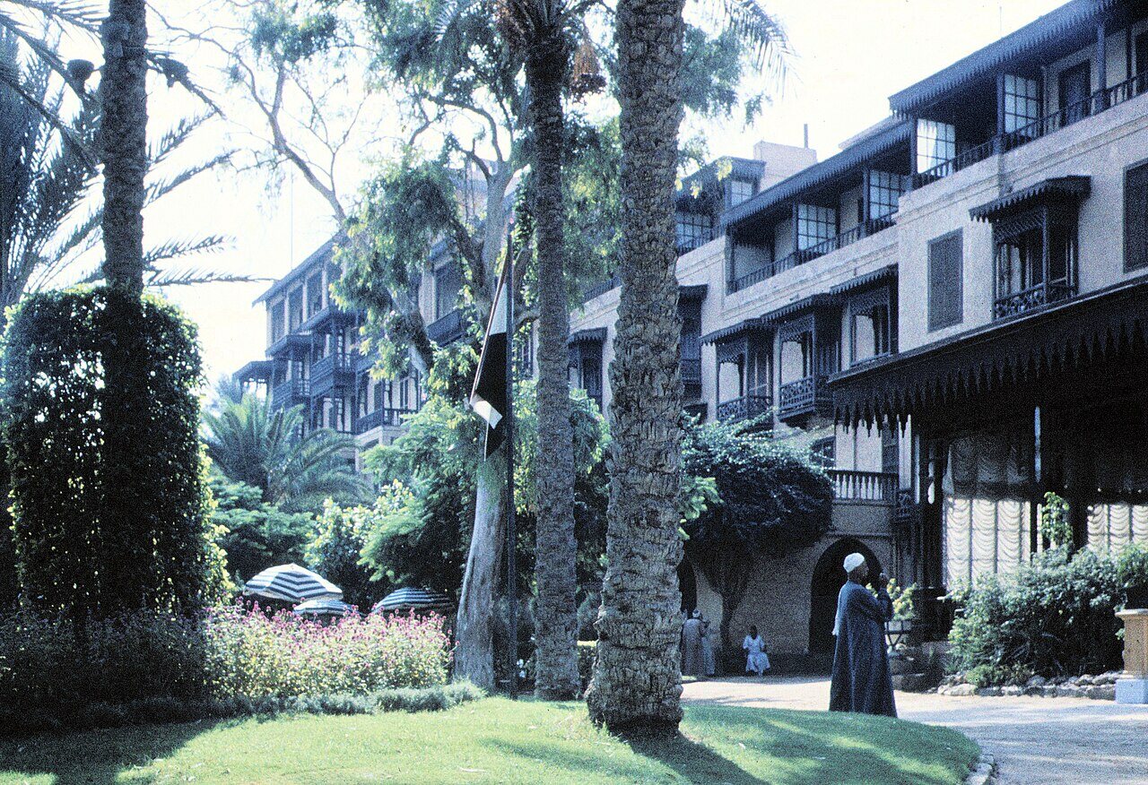 Historic Mena House hotel in Giza