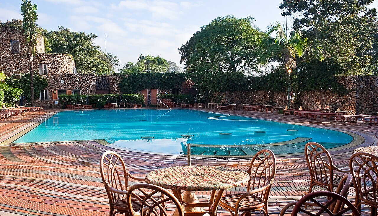 Pool and gardens at Nairobi Serena Hotel
