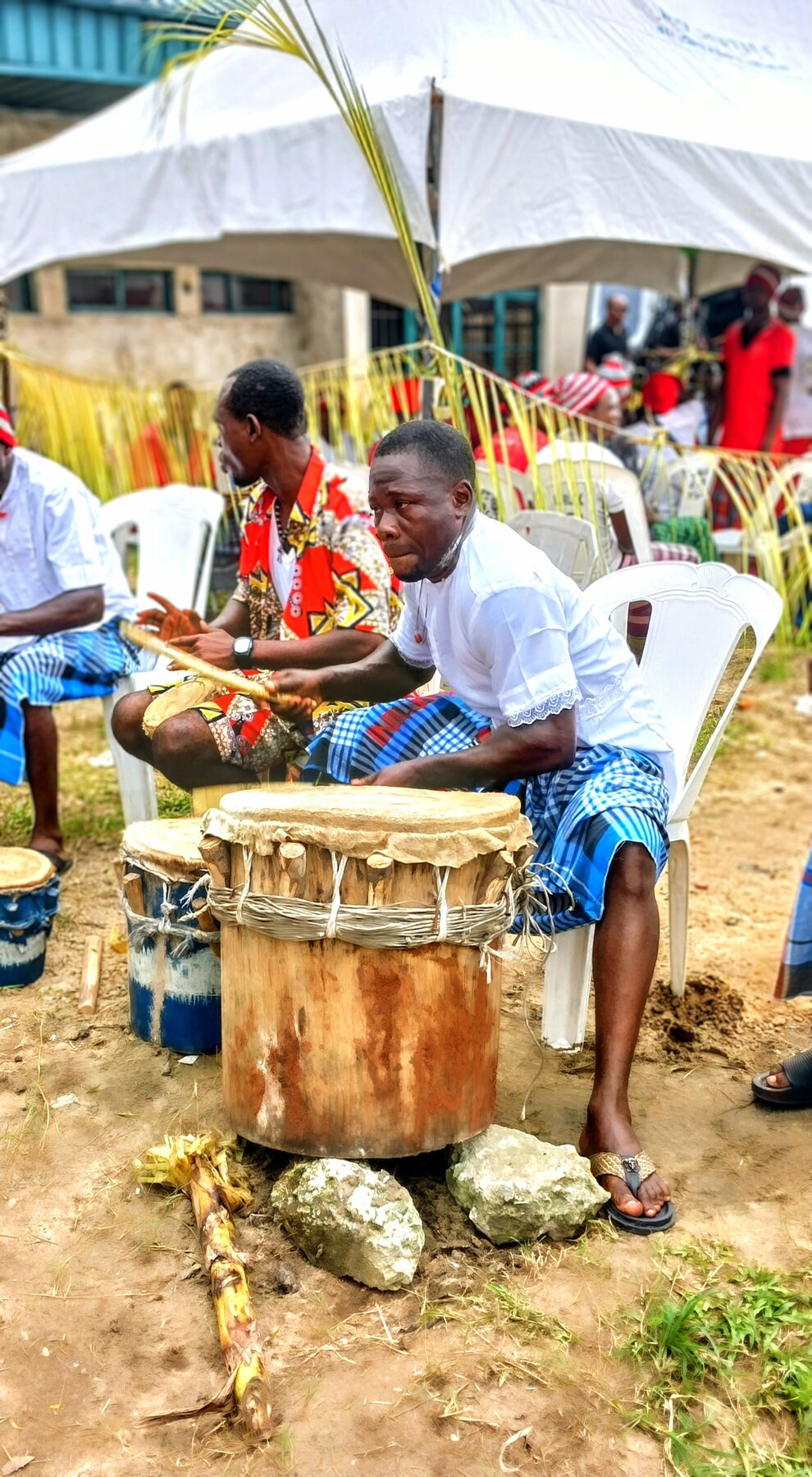 Participants at a New Yam Festival in Nigeria