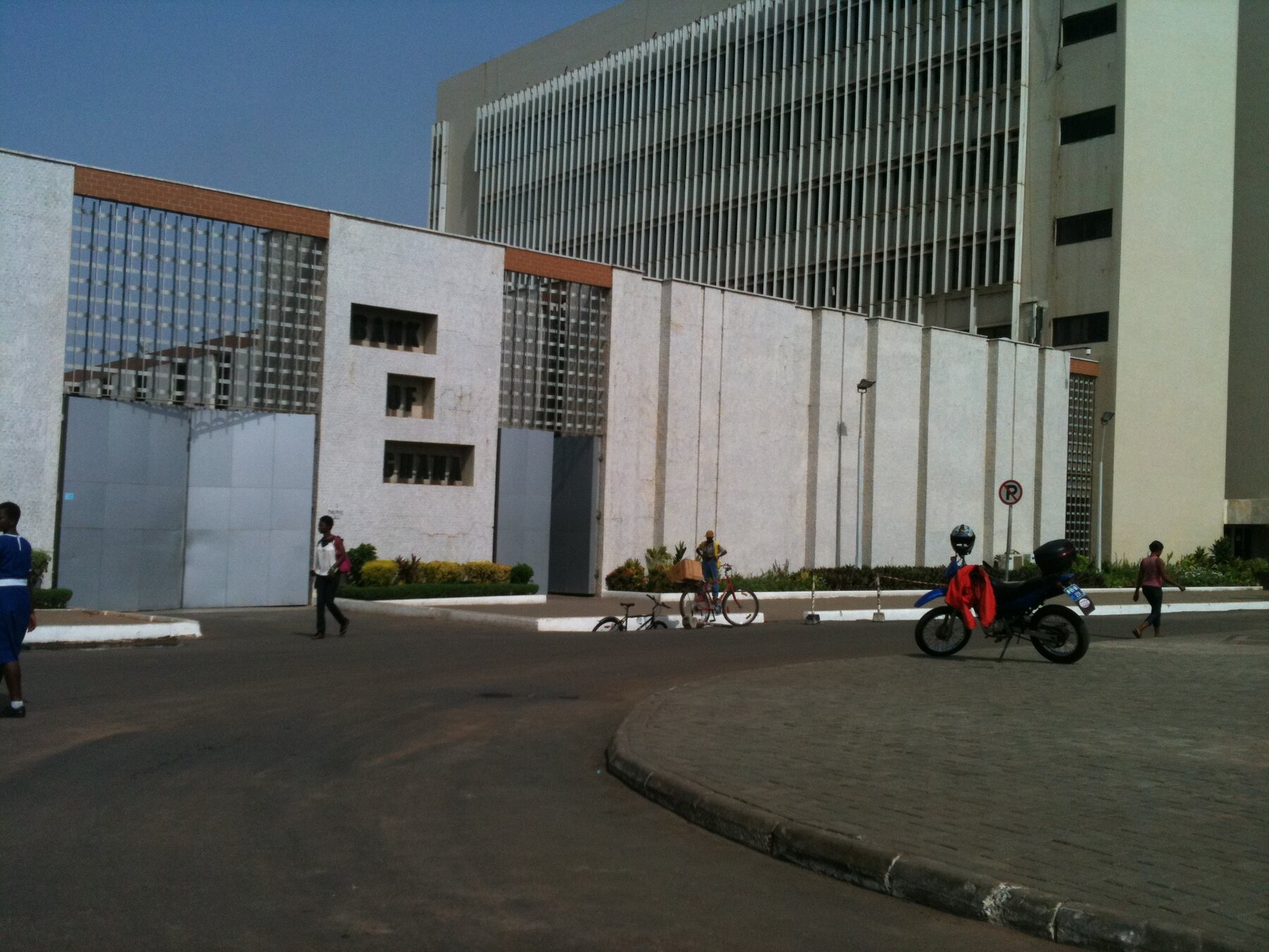 Bank of Ghana headquarters on High Street in Accra
